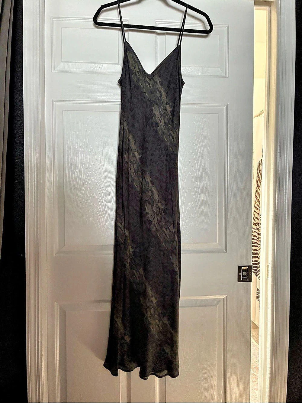 Snake print Maxi Slip Dress Like New